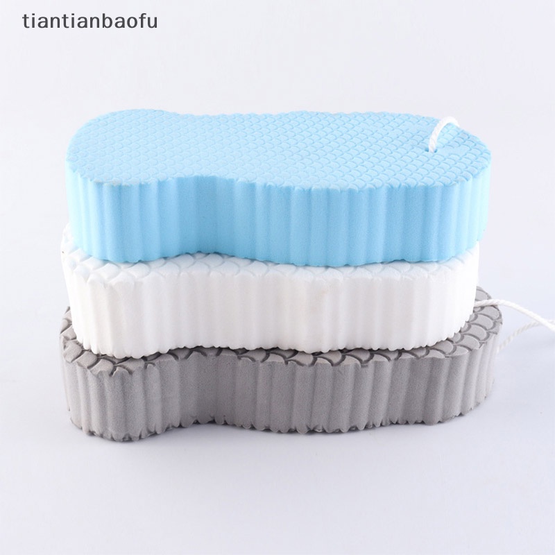 [tiantianbaofu] Spons Lembut Body Scrubber Mandi Exfoliag Scrub Sponge Shower Brush Cleaner Butik