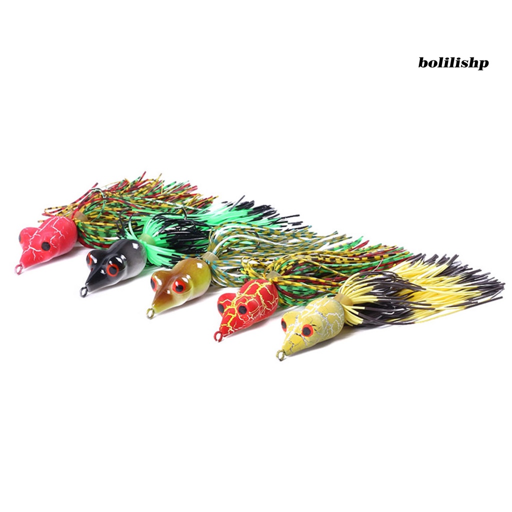 Bo-9cm/7g Buatan Memikat Warna Vibrant Reusable Treble Hook Design 3D Eyes Realistis Tampak Meningkatkan Tingkat Memancing Plastik Warna-Warni Sangat Simulasi Umpan Pancing