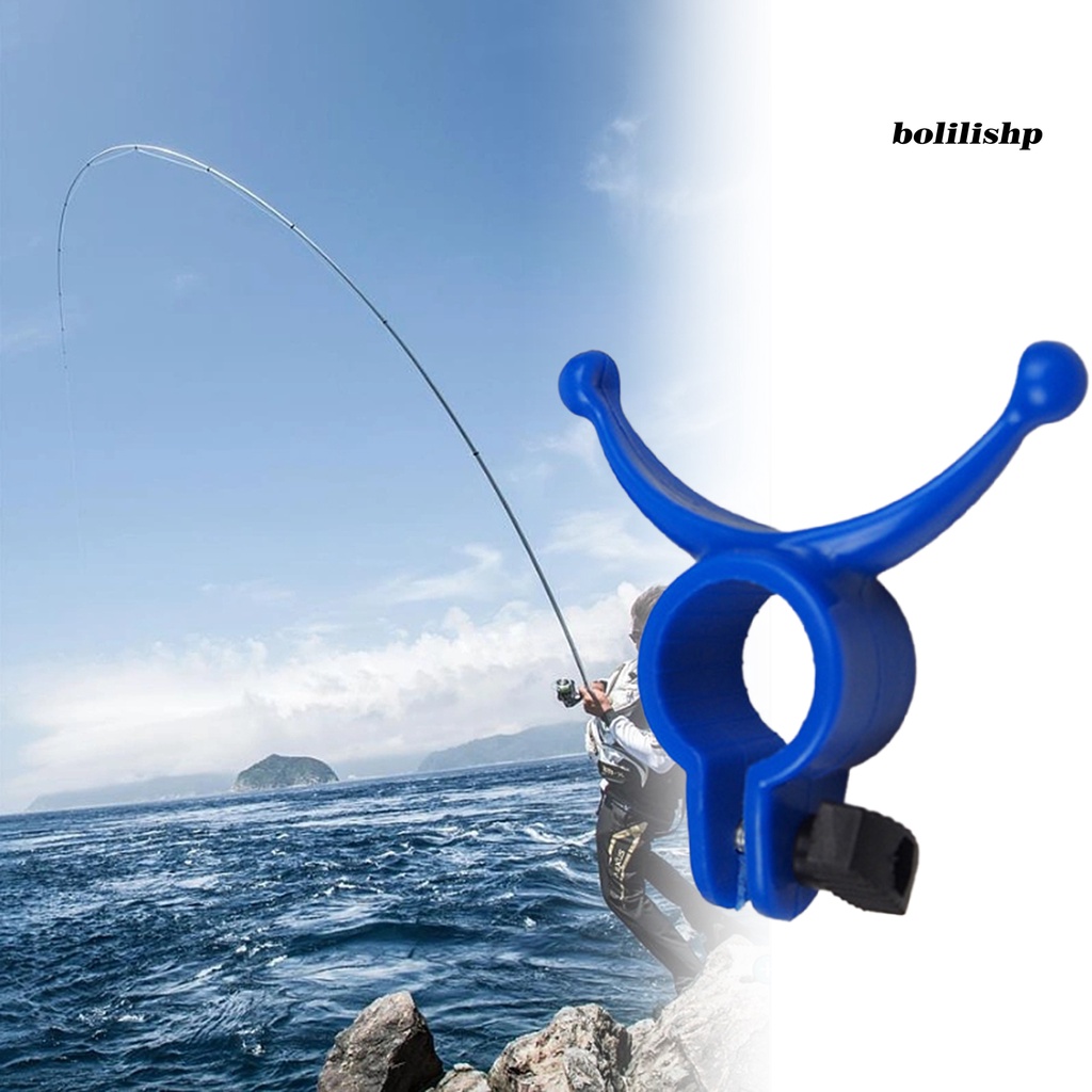 Bo-fishing Rod Holder Anti-Selip Desain Bukaan Stabil Anti-drop Support Joran Pancing Plastik Rak Berdiri Memancing Outdoor