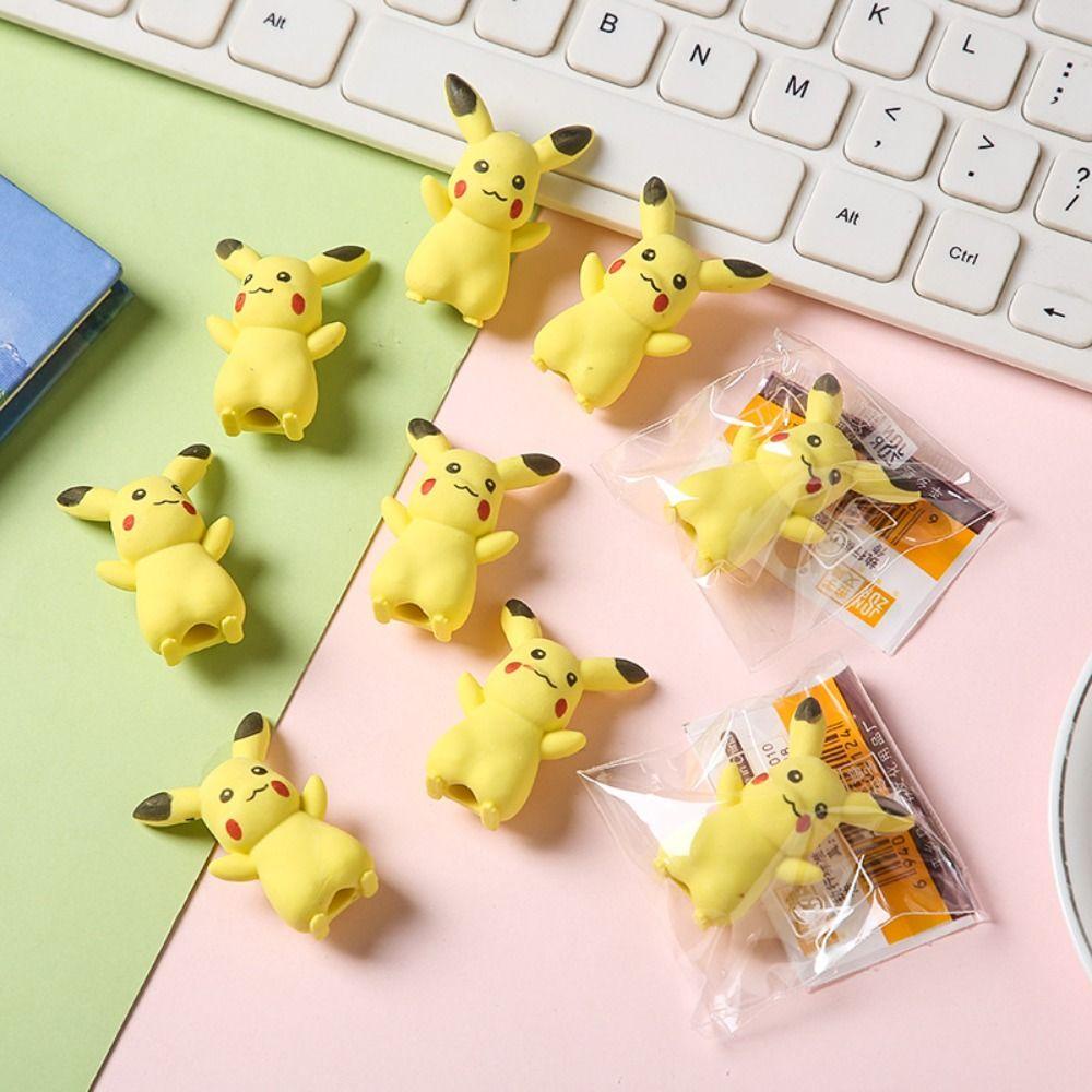 Lanfy Pokemon Pikachu Eraser Lucu Lucu Tanpa Debu Kreatif Tanpa Jejak Siswa Alat Tulis Menulis Menggambar Eraser