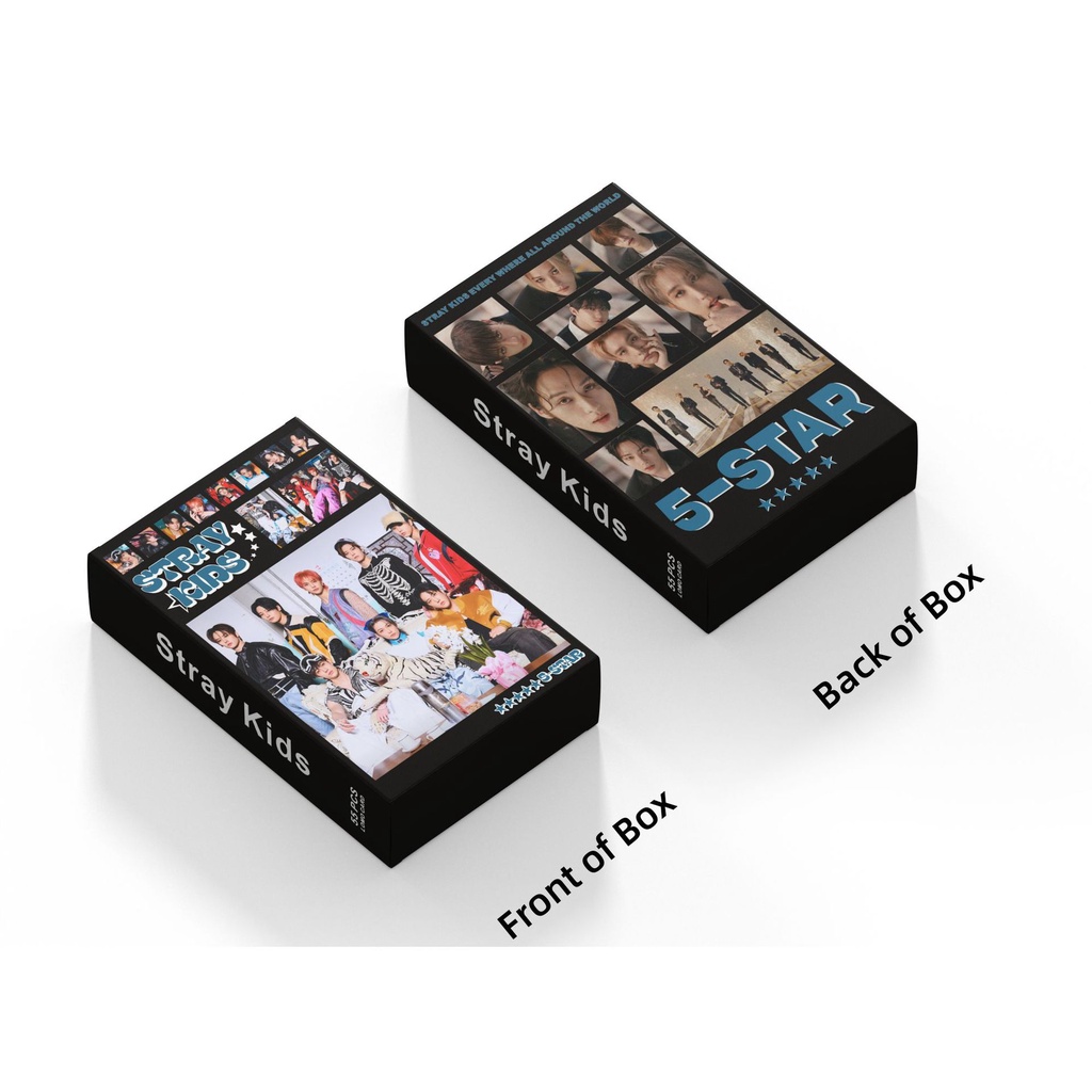 55pcs/box Album STRAY KIDS 5-STAR Photocards Kartu Lomo Straykids Kpop Postcards
