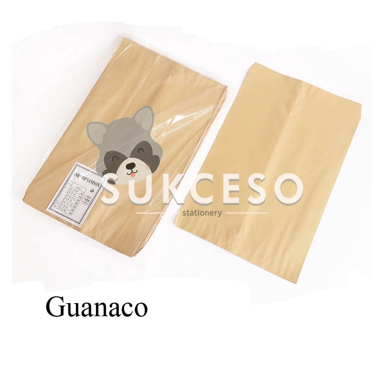

DIJUAL PER PAK Guanaco Amplop Samson D Folio Per Pak Isi 100