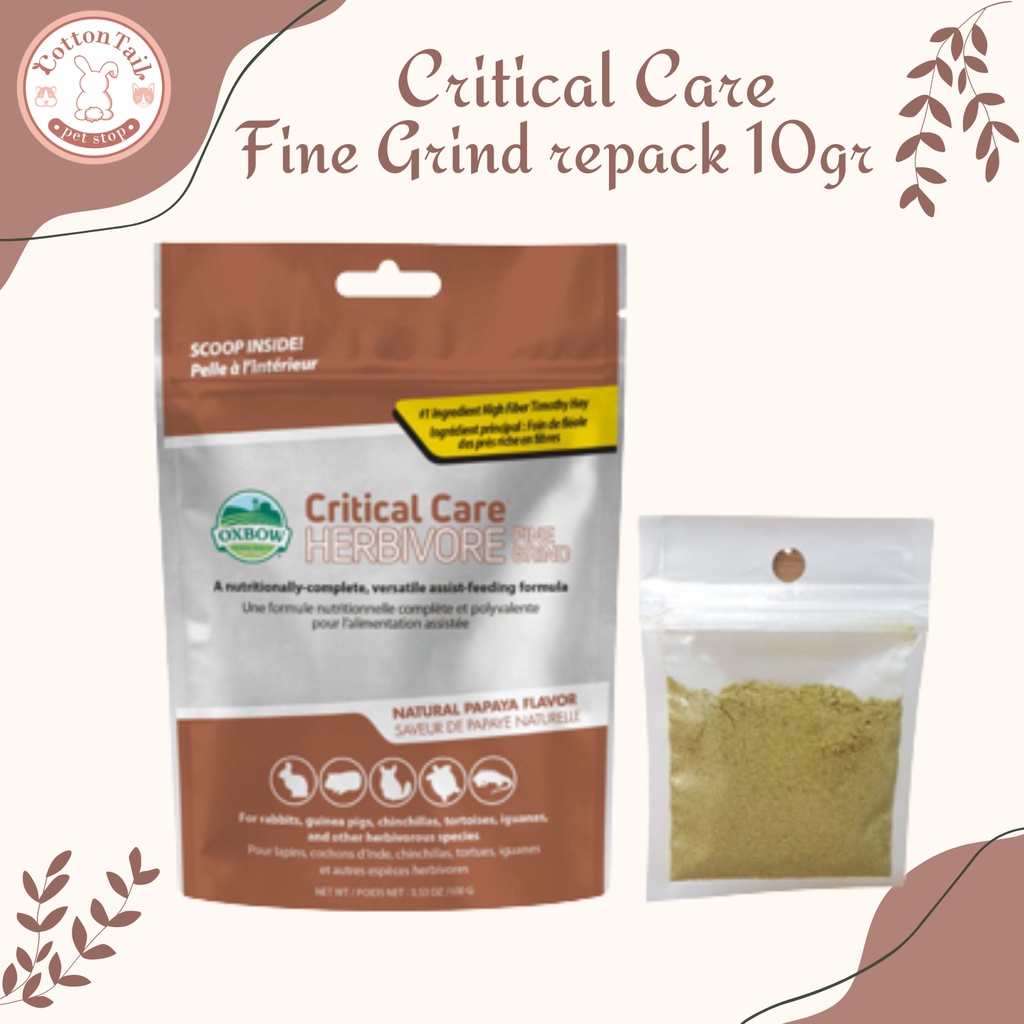 OXBOW CRITICAL CARE FINE GRIND Repack 10gr