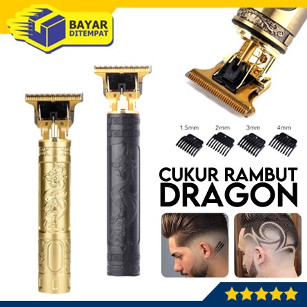 Alat Cukur Rambut Jenggot Kumis DRAGON Elektrik Hair Clipper