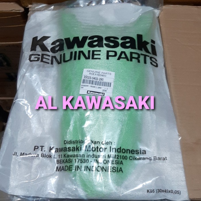 covertail cover tail spakbor belakang klx150 bf klx 150 bf hijau ori Kawasaki