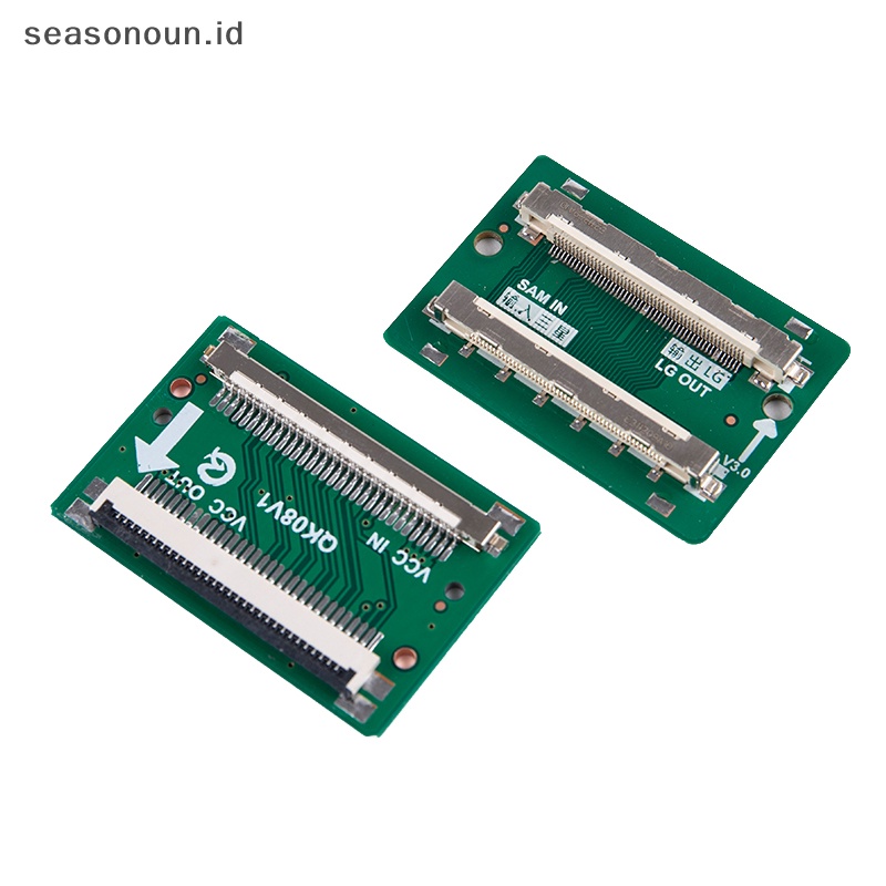 Seasonoun FHD LVDS LVDS 51pin SAM turn LG Connector Adapter Board Kiri Kanan Ganti.