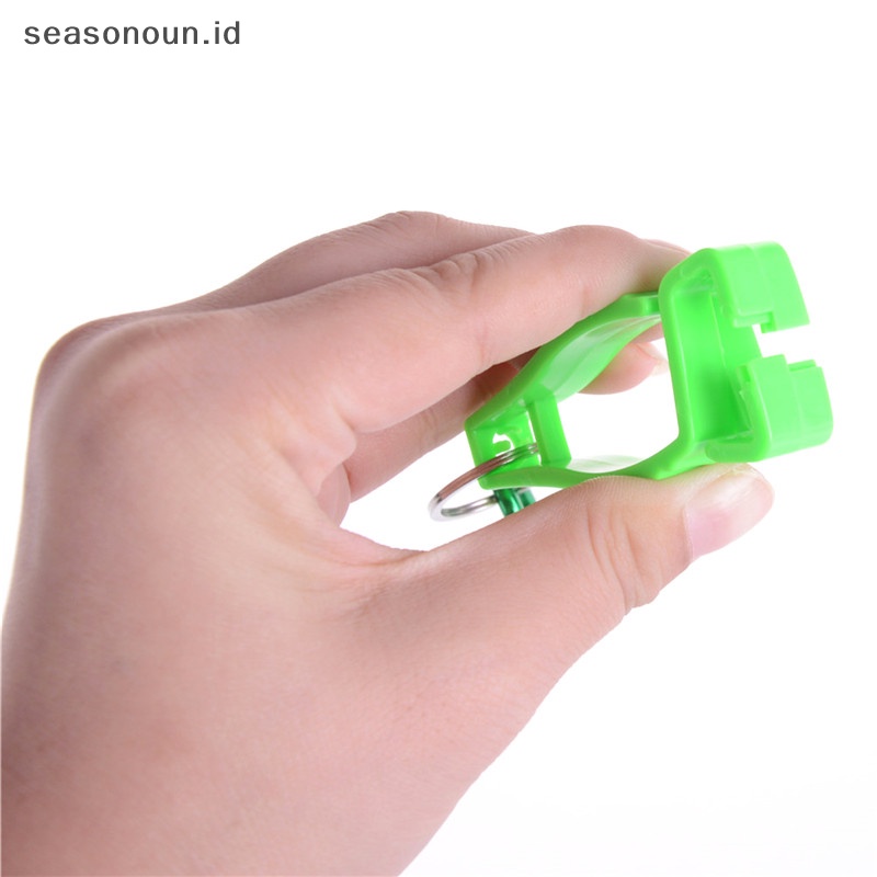 Seasonoun AT-10 Sarung Tangan Tukang Plastik Klip Guard Labor Work Clamp Safety.