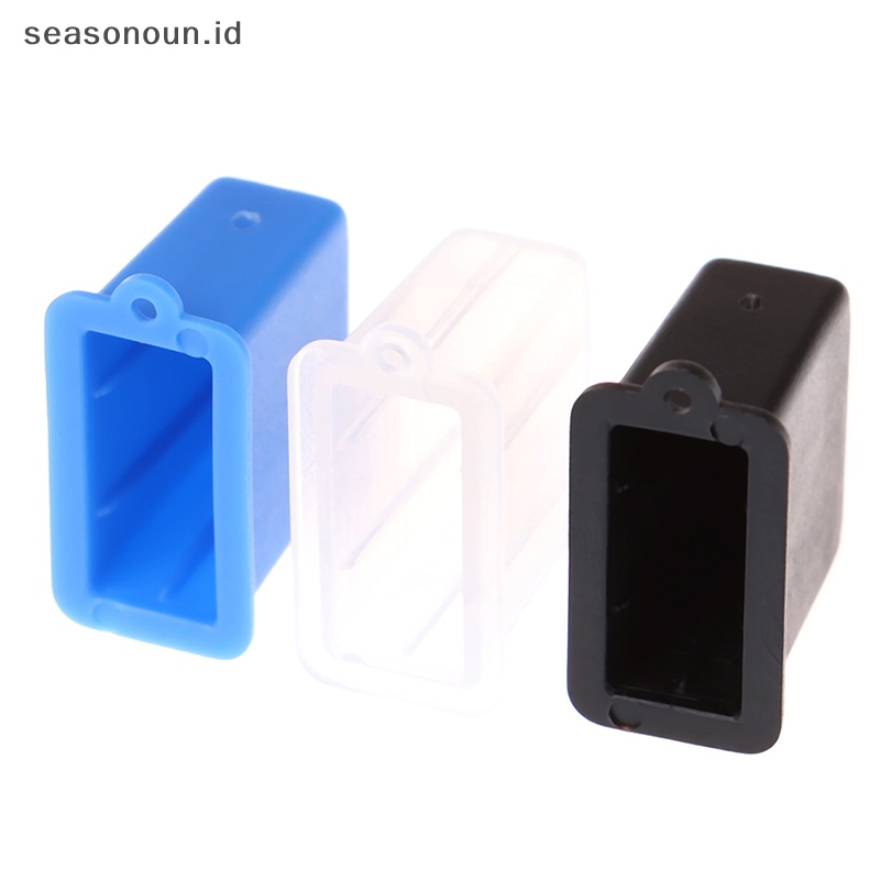 Seasonoun 10Pcs Baru USB Type A Male Anti-Debu Plug Stopper Topi Penutup Pelindung.