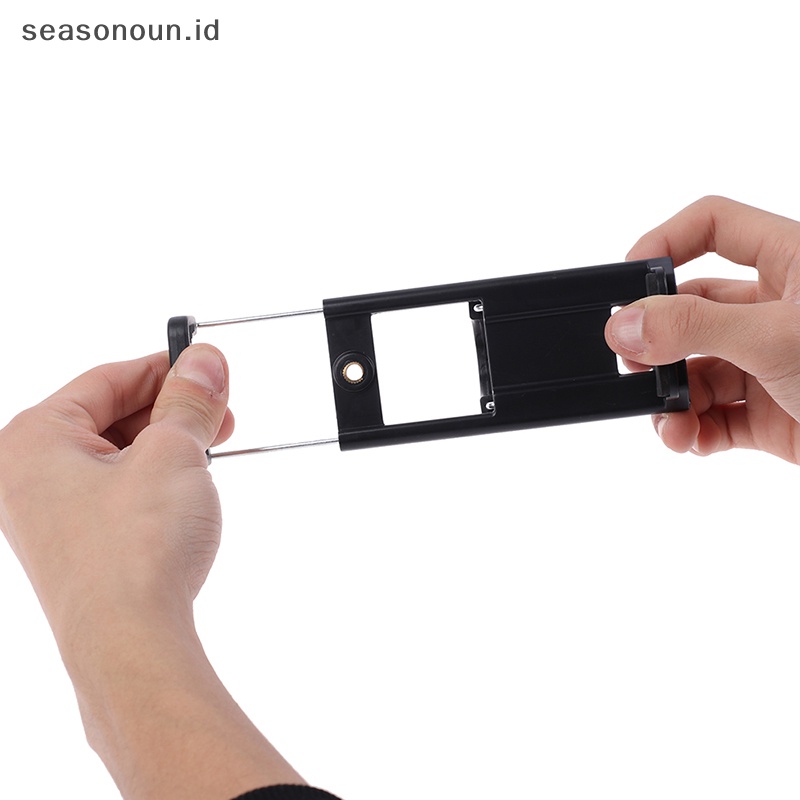 Seasonoun Klip Holder Tablet Ponsel Tripod Mount Universal Untuk Phone Adapter Clamp Stand.