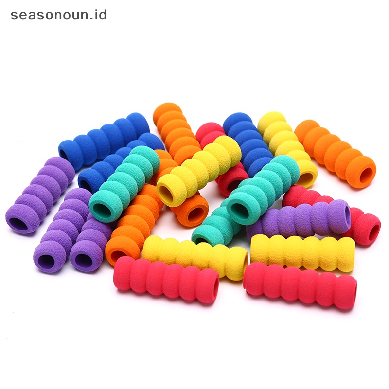 Seasonoun 20pcs Holder Cover Pensil Spons Pelindung Pegangan Lembut Untuk iPad Ponsel.