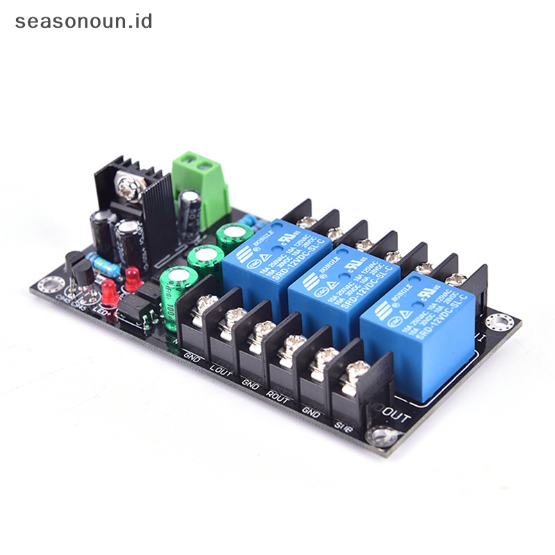 Seasonoun 300W Digital Amplifier Speaker Protection Board Modul Speaker Relay 2.1 Channel.