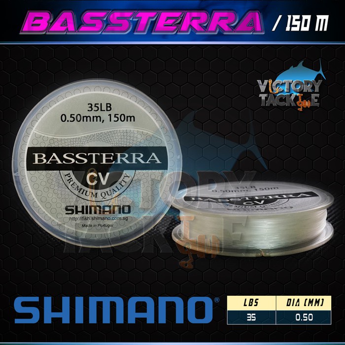 senar pancing shimano bassterra premium quality