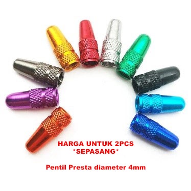 Tutup Pentil Roda Ban Sepeda Alloy Aluminium Standard Presta Valve Cap