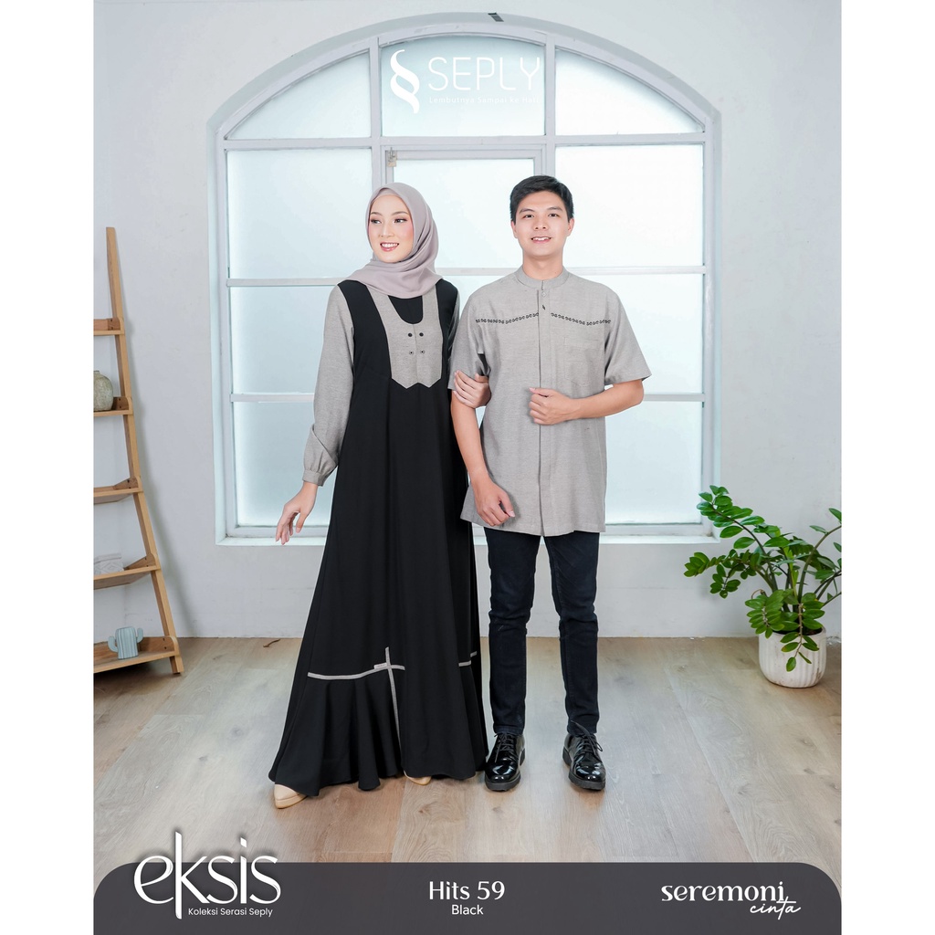 COUPLE HITS 59 BLACK SEPLY ORIGINAL GAMIS DEWASA MEYRA 101 BLACK KOKO DEWASA KASEO 182 BLACK SARIMBI