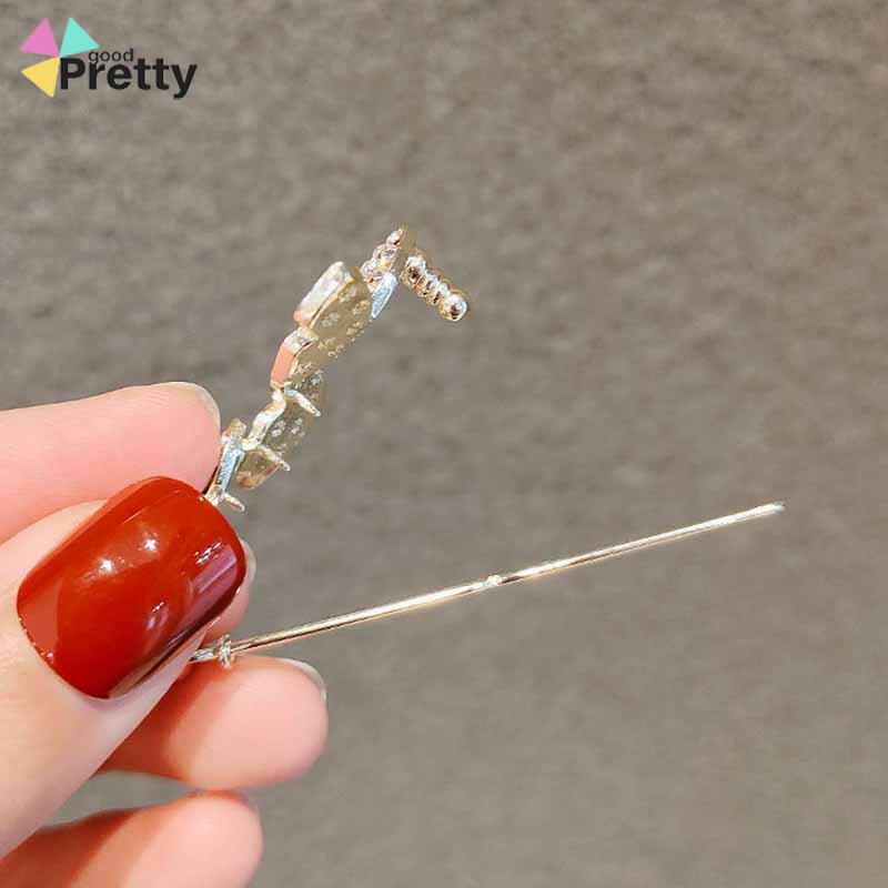 Jepit Rambut Butterfly Hairpin Elegance Shining Untuk Korea Fashion - PD