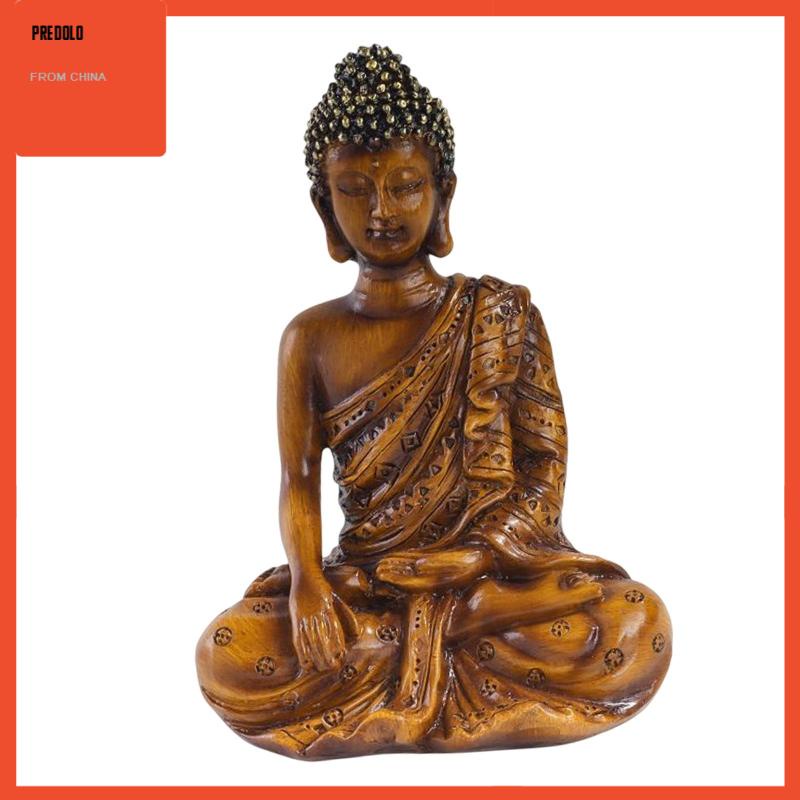 [Predolo] Patung Buddha Resin Patung Buddha Thailand Untuk Meja Taman Ruang Tamu