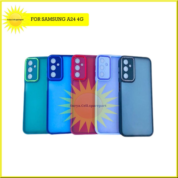 Case Premium Hybrid Chrome Samsung A24 4g A34 5g A54 5g