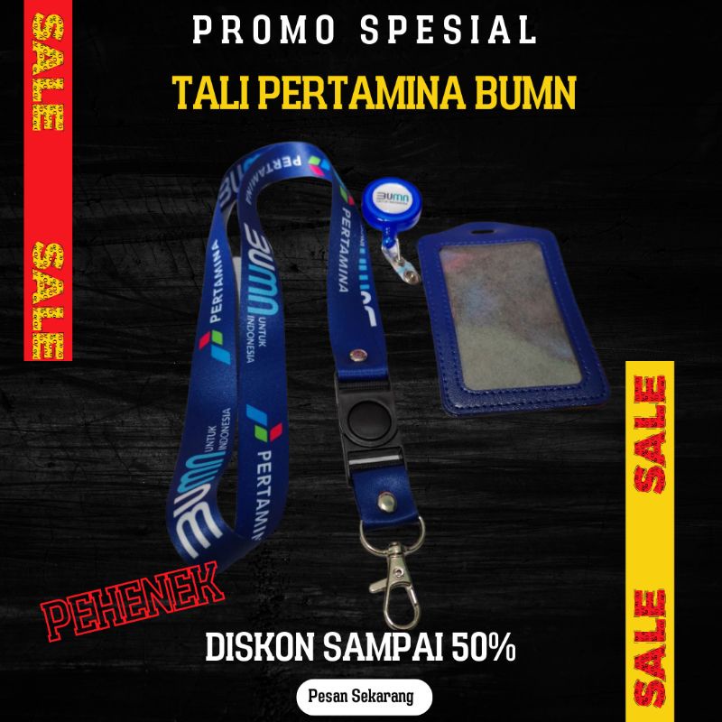 

Tali idcard PERTAMINA BUMN/NAMETAG PERTAMINA BUMN PRINTING