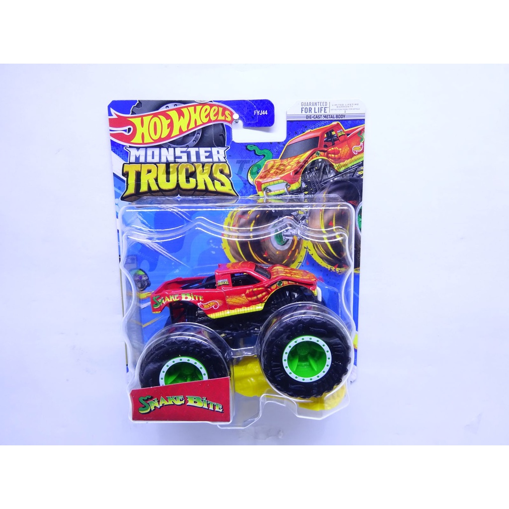 Hot Wheels Monster Trucks Snake Bite Merah