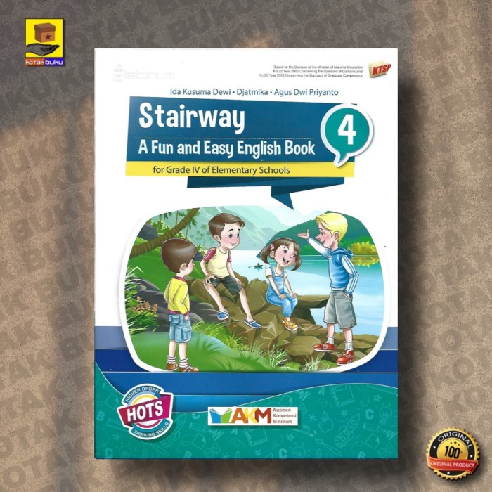 ⭐PROMO BUKU (COD)⭐ STAIRWAY / STARWAY BAHASA INGGRIS SD / ENGLISH SD KELAS 1 2 3 4 5 6 PL - KELAS 4 