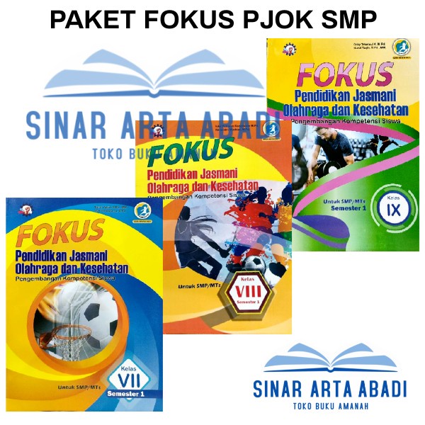 ⭐PROMO BUKU (COD)⭐ Buku Fokus PJOK Kelas 7 8 9 Smp atau Mts - Semester 2, KELAS 7