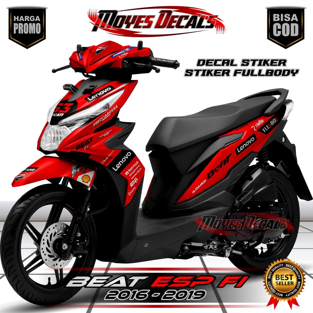 Decal beat esp fi - Stiker beat fi esp fullbody - decal variasi beat fi lama