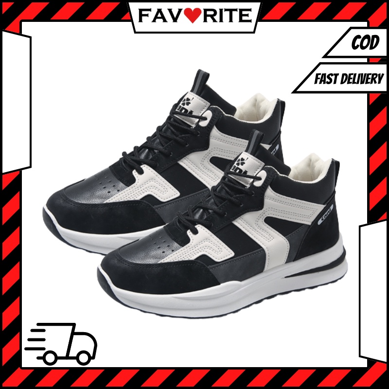 Favorite &quot;Free Box&quot; (Size 40 - 44) Oscar Sepatu Pria Sneakers Ankle High Kasual Trendy Import 8119