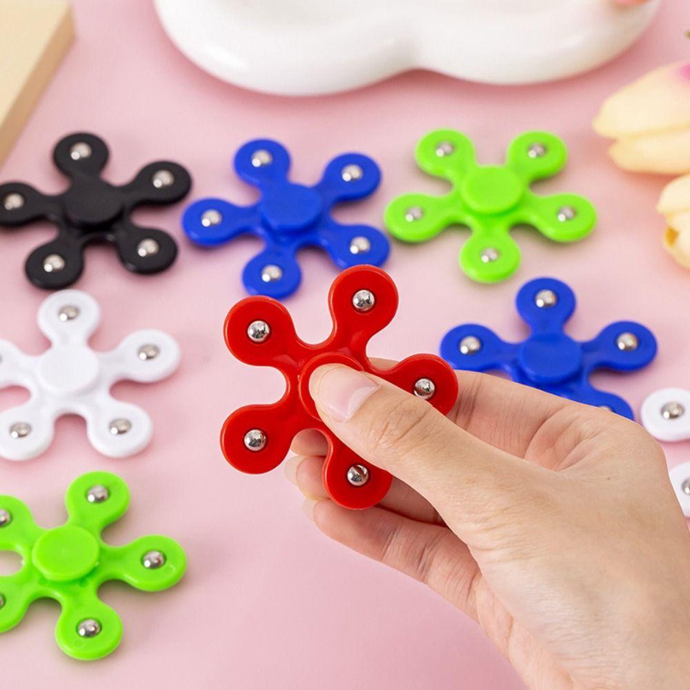 Lanfy Fingertip Gyroscope Menarik 5pcs Rotating Toys Aviation Gyroscope Mainan Untuk Spinner Tangan Gadis