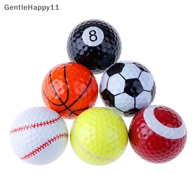 Gentlehappy Olahraga Outdoor Golf Ball Golf Game Strong Resilience Force Bola Latihan Olahraga id