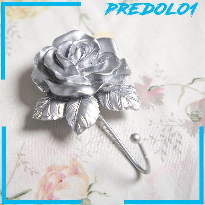 [Predolo1] Rose Hook Modern Pastoral Organizer Eropa Gantungan Pintu Untuk Dompet Tas Handuk