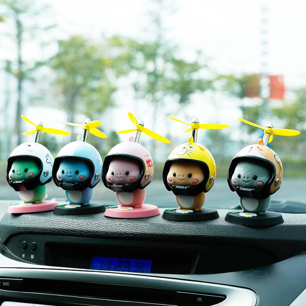 Timekey Lucu Little Resin Dinosaurus Dekorasi Interior Mobil Lucu Auto Center Console Spion Ornamen Untuk Aksesoris Mobil P7Q5