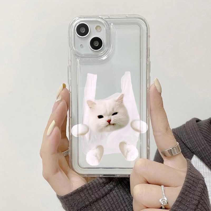 Soft Case Kucing Lucu Untuk Samsung A14 A13 A11 A12 A10 A10S A31 EU A51 A52 A52S A50 A50S A30S A32 A33 A03 A22 A23 A71 A73 A02 A03 S22 S23 Plus Ultra FE Airbag Shockproof Cover