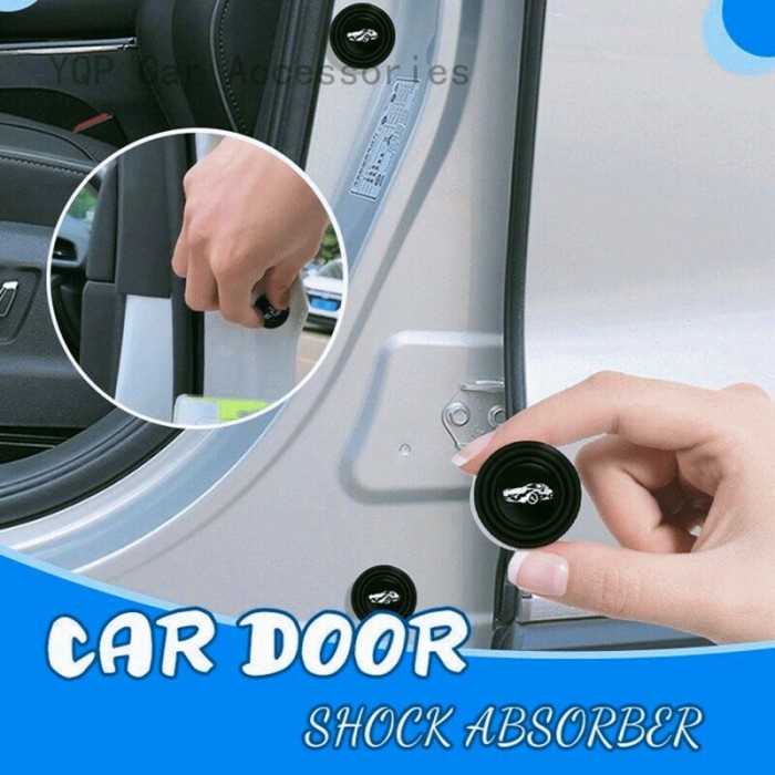 Indoholic Pelindung Pintu Mobil Kedap Suara Silikon karet Meredam Getaran DPT