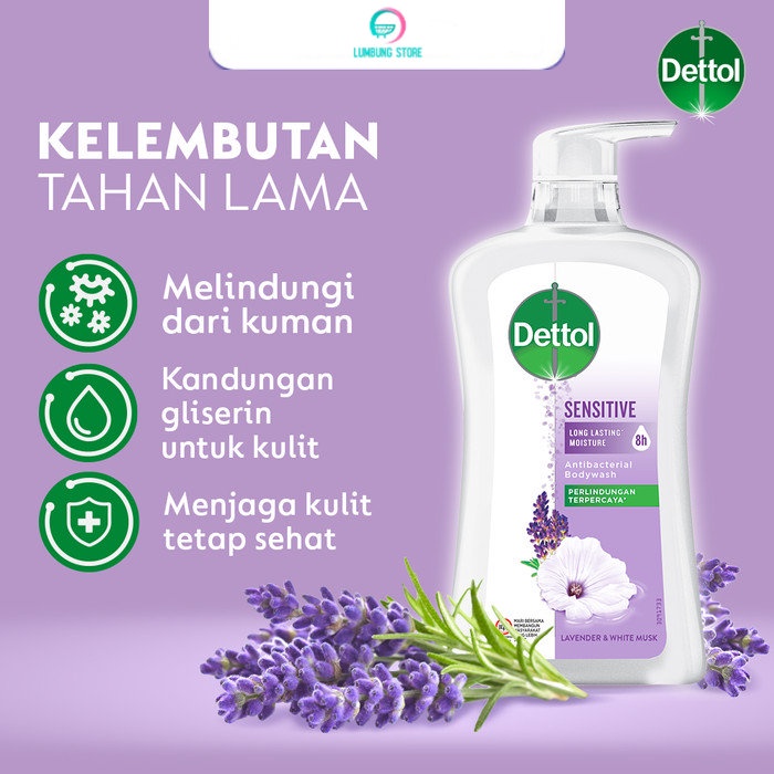 Dettol Sabun Mandi Cair Sensitive 410ml