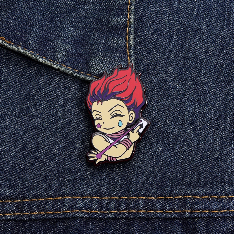 Hunter X Hunter Sisso Enamel Keras Pin Bros Karakter Kartun Bros Kerah Lencana Anime Perhiasan Aksesori Hadiah Untuk Penggemar Teman