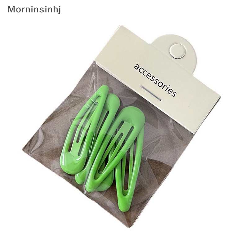 Mornin 5Pcs /set Jepit Rambut Bentuk Tetesan Air Warna Permen Lucu Untuk Klip Rambut Anak Perempuan Hairpin id