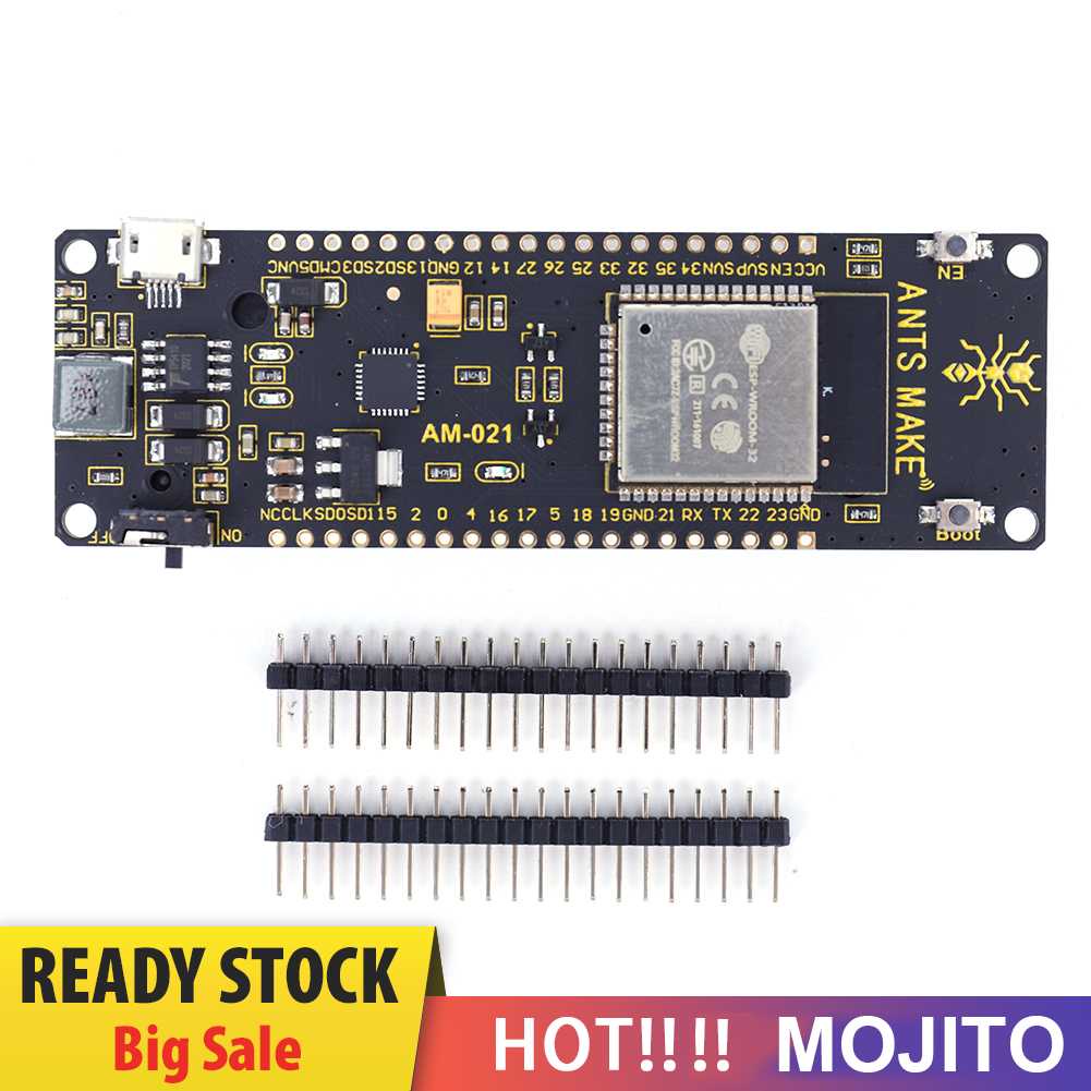Esp32 WROVER Board WiFi Modul Kompatibel Dengan Bluetooth Dengan Kotak Baterai 18650