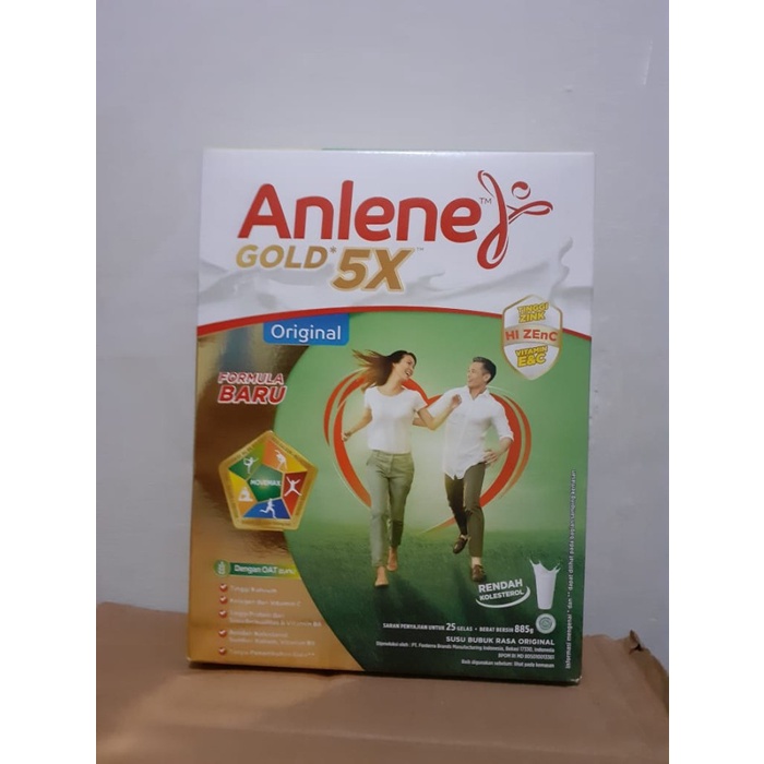 

Promo Terjangkau ~ Anlene Gold Plus 5X Susu Bubuk Original 885g - Tulang, Sendi & Otot