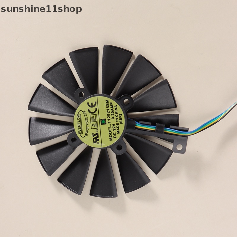 Sho 1Pc 95mm T129215Sm Cooler Fan Kipas Pendingin Kartu Video Gaming Untuk STRIX RX 1080Ti N