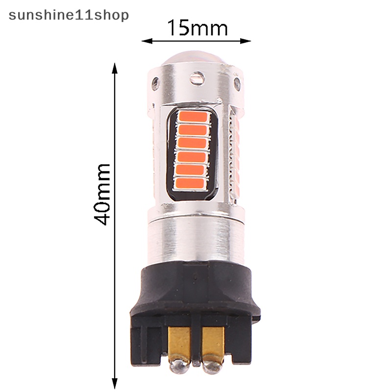 Sho Daytime Running Light 4014lampu Kabut 30smd Kuning Putih Merah Pink 12V PW24W Lampu Bohlam LED Sein N