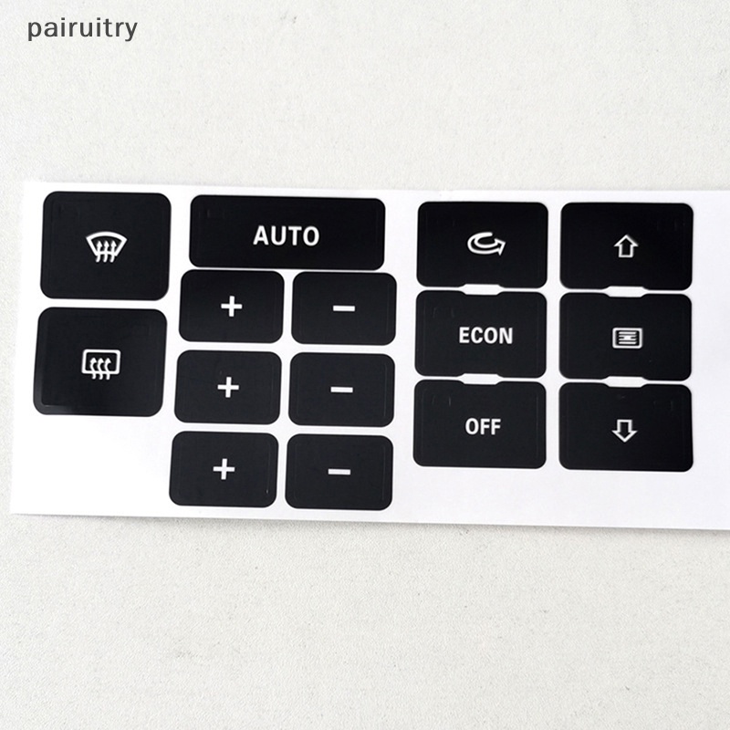 Prt Untuk A6 C5 Pemanas Mobil Kondisi Udara Ac Tombol Kontrol Iklim Perbaikan Stiker Decals PRT