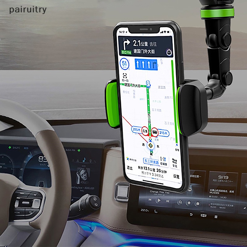 Prt Holder Telepon Mobil Kokoh Penyesuaian Tinggi Mudah Dipasang Holder Hp Mobil Smartphone Auto Mount Support PRT