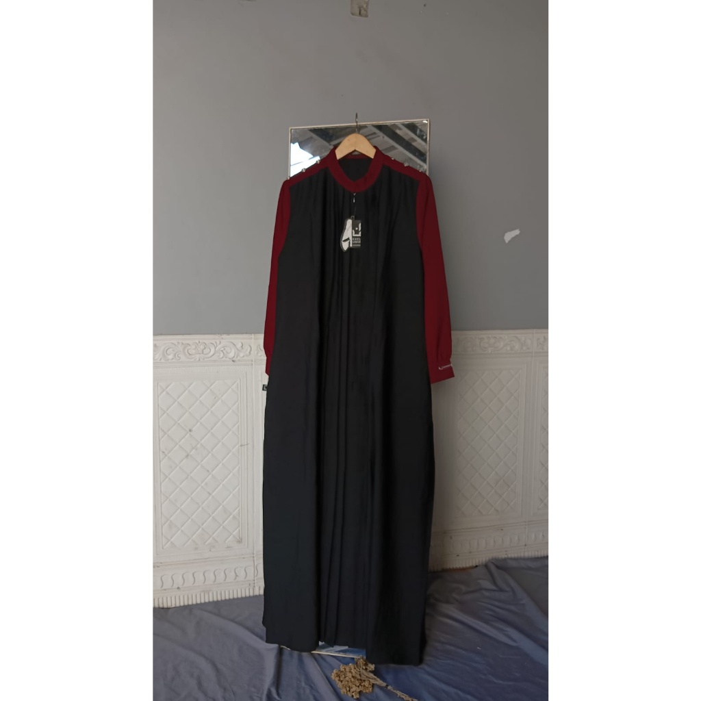 GAMIS UMMA ABAYA DUPE EXSLUSIVE YORIS PREMIUM  ANNASIHAH/COD/ABAYA HITAM/umma abaya miss jasmine