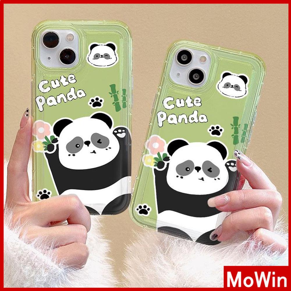 Case iPhone 14 Pro Max iPhone Case Bening Case TPU Soft Case Airbag Shockproof Perlindungan Kamera Lucu Panda Besar untuk iPhone 13 Pro Max iPhone 12 Pro Max 11 8Plus 7Plus 6Plus XR X MAX