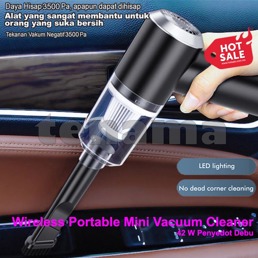 Wireless Portable Mini Vacuum Cleaner 42 W Penyedot Debu Cordless