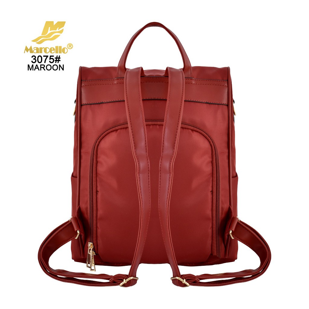 (Toko.OB) Tas Anti Theft / Anti Maling Ransel Marcello 3075 Tas Fashion Cewek Tas Ransel Wanita