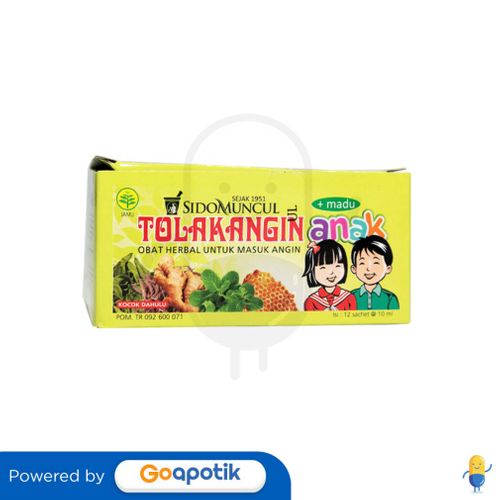 Tolak Angin Cair Anak Box 12 Pcs