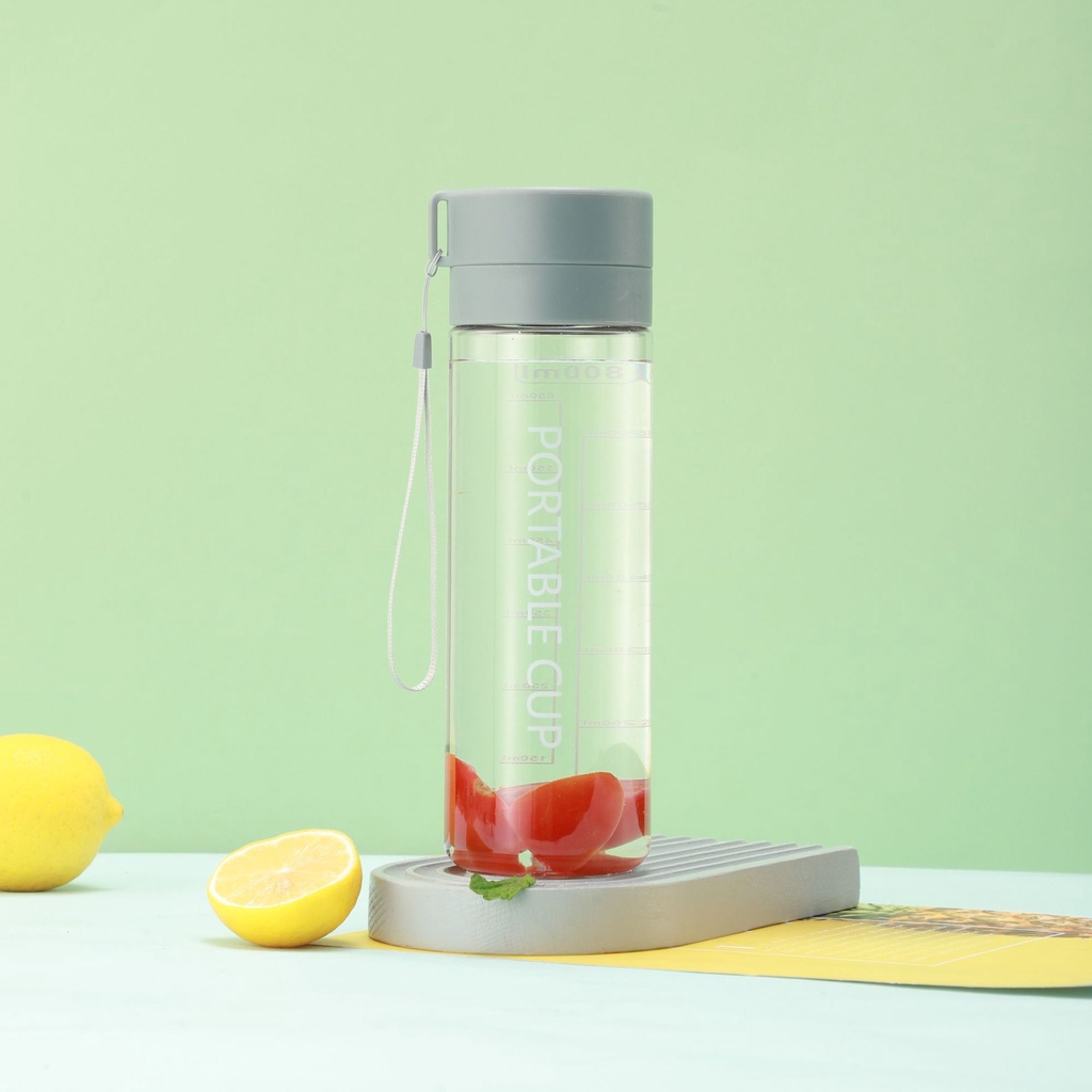 800ml Baru Frosted Gelas Plastik Cangkir Air Siswa Segar Kecil Gelas Air Kapasitas Besar PC Plastic Water Cup