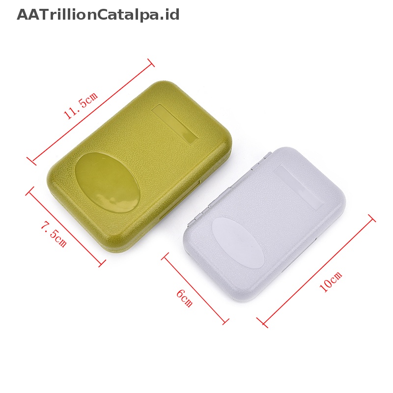 Aatrillioncatalpa waterproof fishing tackle boxes double side foam fly fishing lure hook case ID