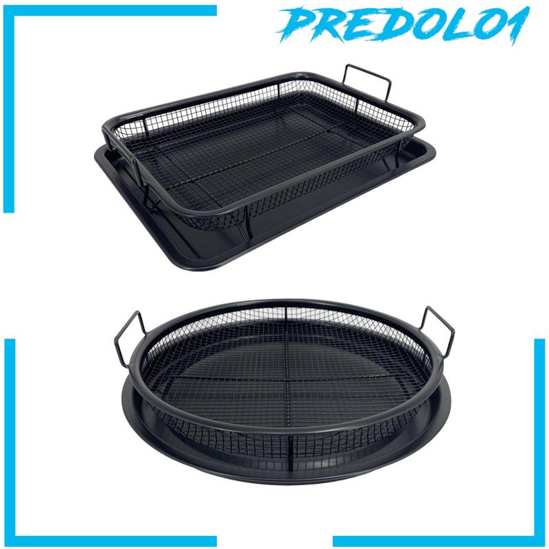 [Predolo1] Baking Tray Set Aksesoris Alat Dapur Baking Dish Untuk Air Fryer Rumah Cafe